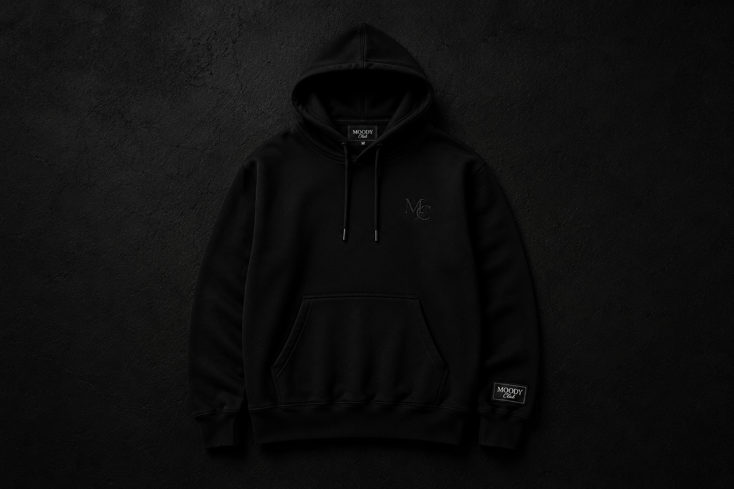 DETACHED HOODIE - BLACK