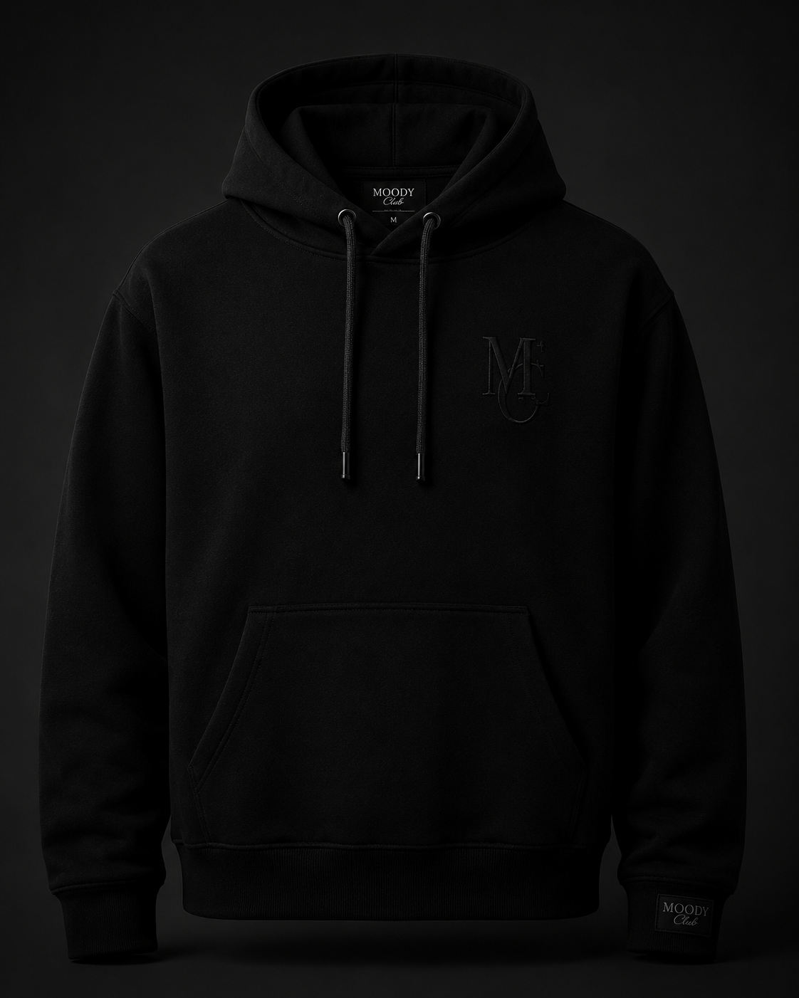 DETACHED HOODIE - BLACK